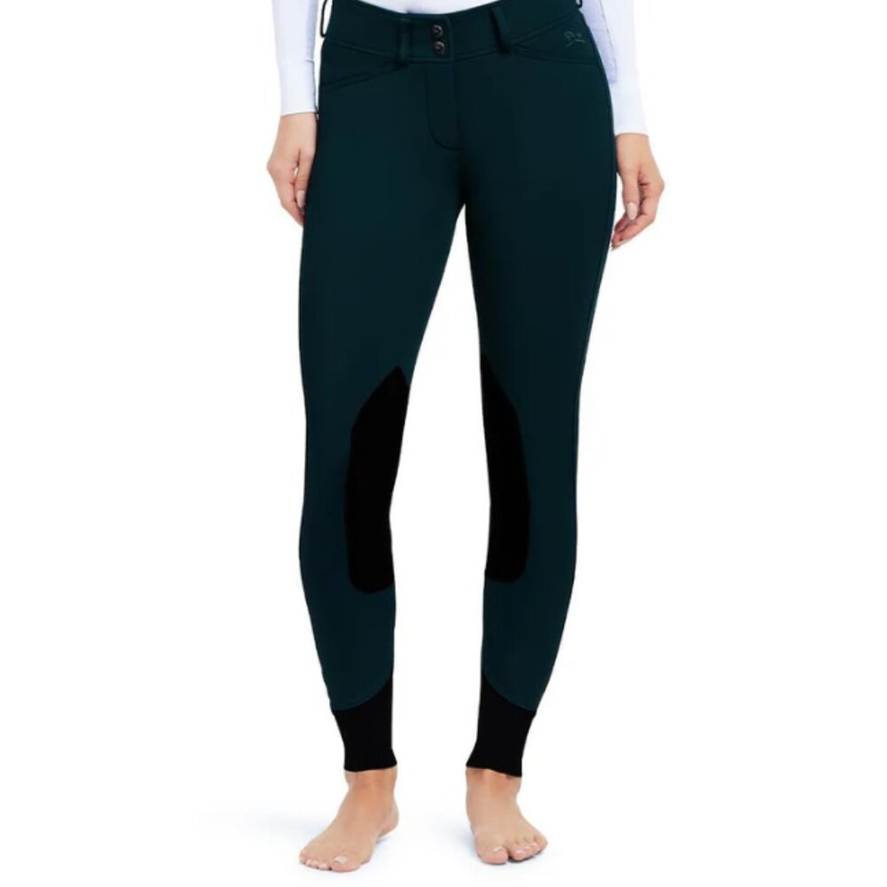 RJ Classics Women's Gracie Knee Patch Breeches in Forest size 28